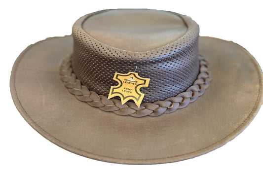 Brown Breathable Cowboy Hat