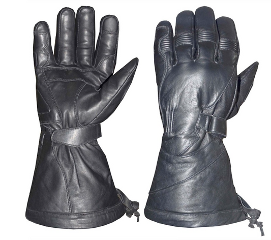 Mens Cowhide Gauntlet Gloves