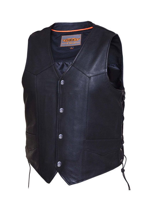 331.TL- Tall Men's Cowhide Leather Vest