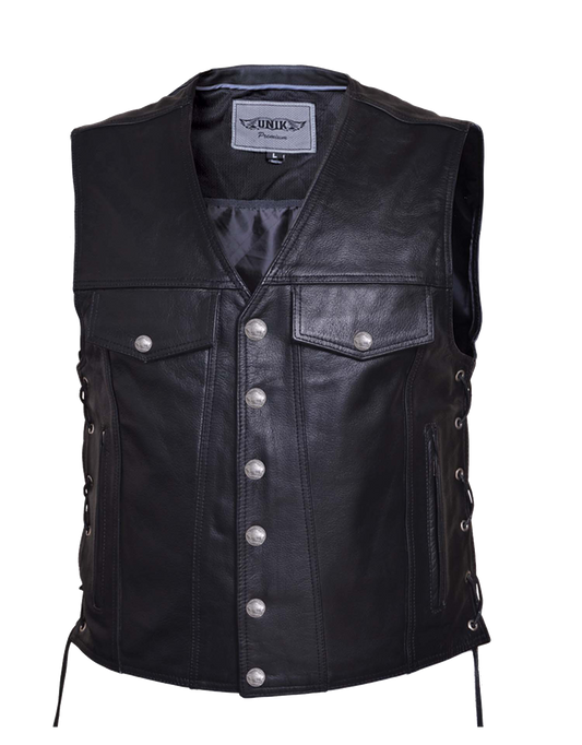 2601.BF- Men's Cowhide Leather Vest