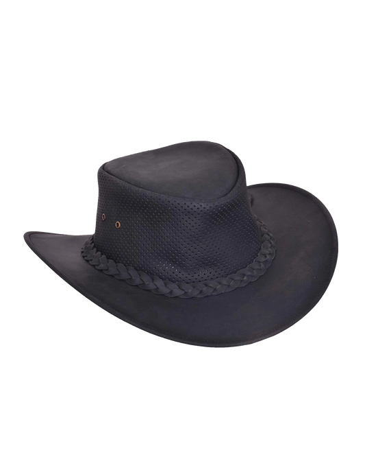 9221- Mens Perforated Cowhide Cowboy Hat
