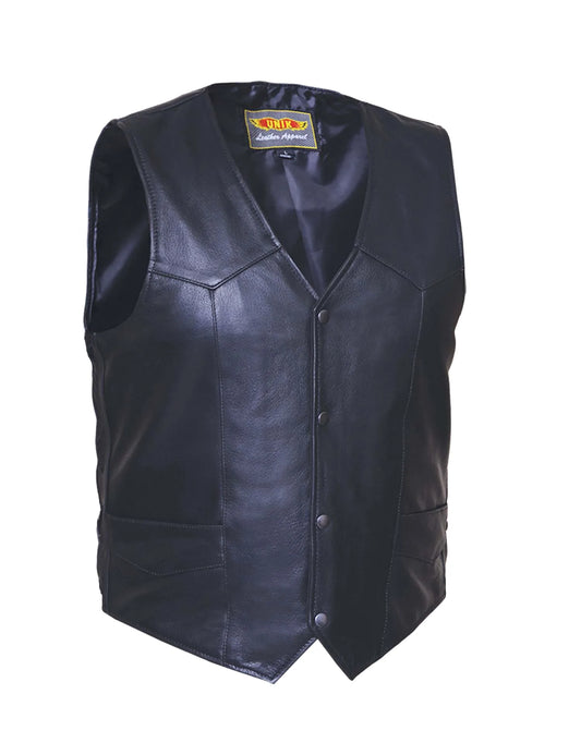 602- Men's Premium Traditional Leather Vest