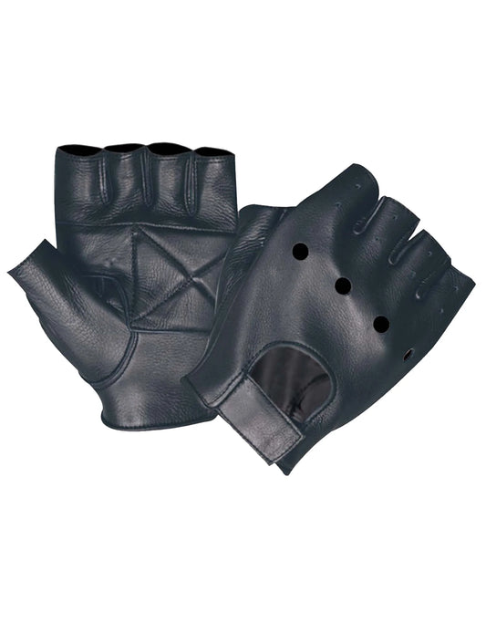 1450- Mens Cowhide Fingerless Gloves