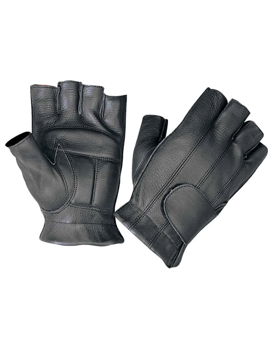8235- Mens Cowhide Fingerless Gloves