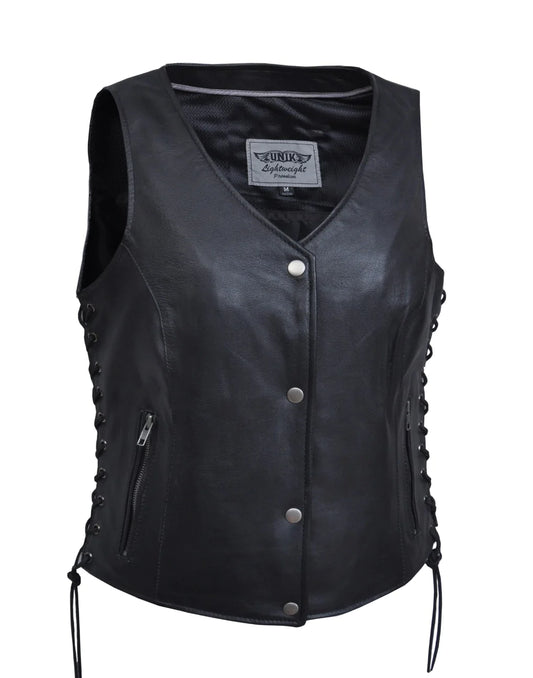 2681.NG- Ladies Goatskin Leather Vest