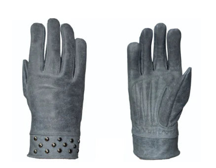 8411.GY- Ladies Gray Lambskin Full Finger Gloves