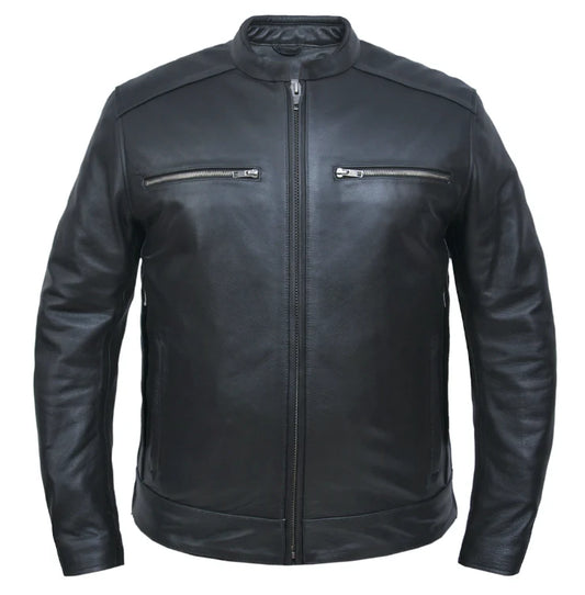 6919.00- Men's Antique Leather Jacket