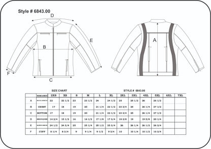 6843- Women's SPANDEX Leather Jacket