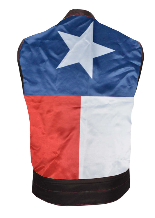 6665.TXS- Men's Taxes Flag Club Vest