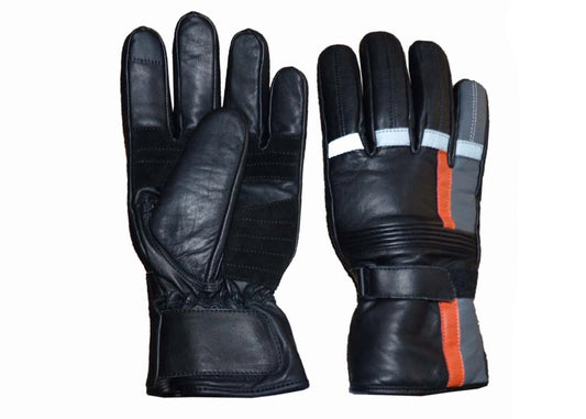 8413- Mens Textile Gauntlet Gloves