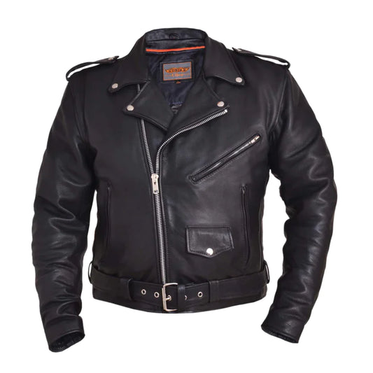 312.00- Men's Black Cowhide Jacket